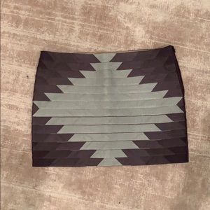 Haute hippie bandage skirt